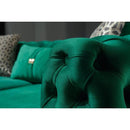 Nova Wholesale Furniture Iris Stationary Fabric Loveseat Iris IRIS-GREEN Loveseat - Green IMAGE 3