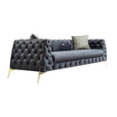 Nova Wholesale Furniture Iris Stationary Fabric Sofa Iris IRIS-GRAY Sofa - Charcoal IMAGE 1