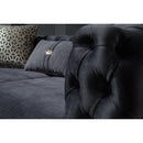 Nova Wholesale Furniture Iris Stationary Fabric Sofa Iris IRIS-GRAY Sofa - Charcoal IMAGE 3