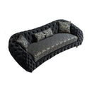 Nova Wholesale Furniture Dalia Stationary Fabric Sofa Dalia DALIA-BLACK Sofa - Black IMAGE 1