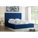 Happy Homes Paris Queen Upholstered Platform Bed Paris-Blue-Q IMAGE 1