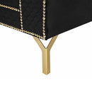 New Era Innovations Zia Fabric 2 pc Sectional Zia S8181 Reversible Chaise Sectional - Black IMAGE 3