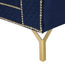 New Era Innovations Zia Fabric 2 pc Sectional Zia S8181 Reversible Chaise Sectional - Blue IMAGE 3