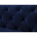 New Era Innovations Zia Fabric 2 pc Sectional Zia S8181 Reversible Chaise Sectional - Blue IMAGE 4