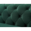 New Era Innovations Zia Fabric 2 pc Sectional Zia S8181 Reversible Chaise Sectional - Emerald IMAGE 4