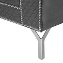 New Era Innovations Zia Fabric 2 pc Sectional Zia S8181 Reversible Chaise Sectional - Grey IMAGE 3