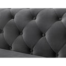 New Era Innovations Zia Fabric 2 pc Sectional Zia S8181 Reversible Chaise Sectional - Grey IMAGE 4