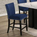 Happy Homes Finley Counter Height Dining Chair Finley Counter Height Dining Chair - Blue IMAGE 1
