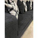 Happy Homes Fabric 2 pc Sectional 110 2 pc Sectional - Black IMAGE 2