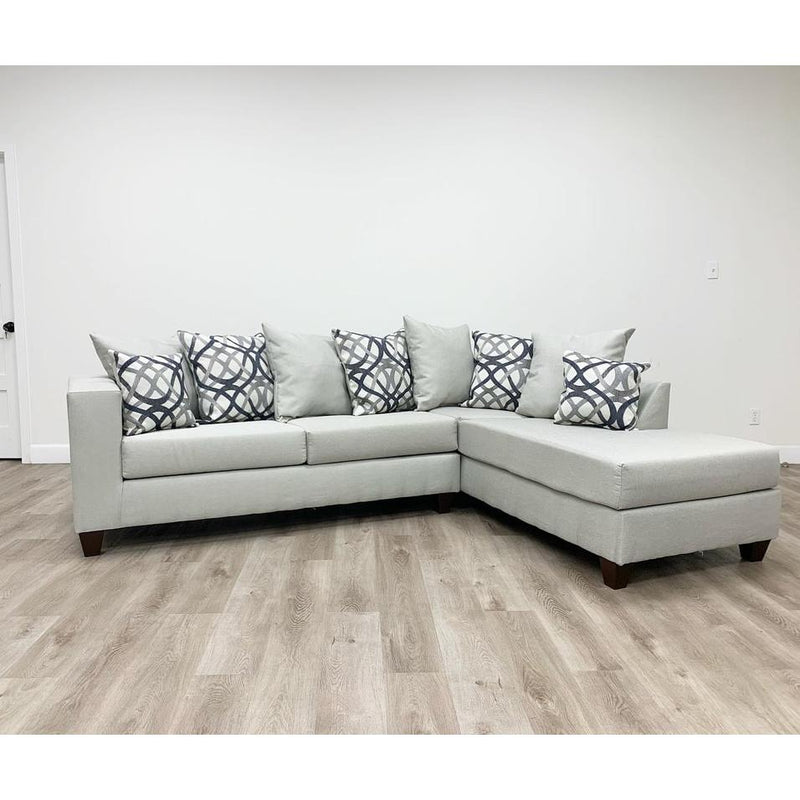 Happy Homes Fabric 2 pc Sectional 110-Linen IMAGE 1