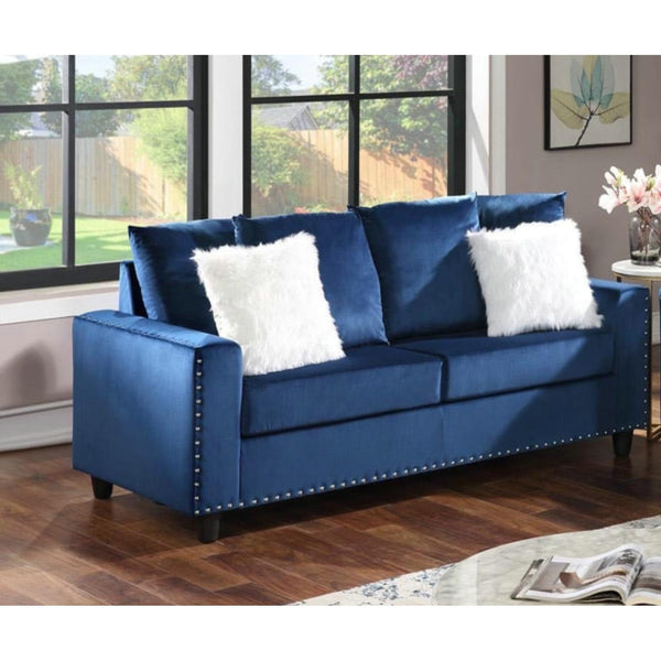 Happy Homes Cinderella Stationary Fabric Sofa Cinderella Blue IMAGE 1