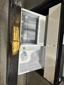 Bespoke 4-Door French Door Refrigerator (29 cu. ft.) with Beverage Center™ in Morning Blue Glass Top Panels and White Glass Middle and Bottom Panels