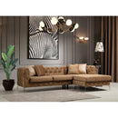 Nova Wholesale Furniture Piera Fabric 2 pc Sectional PIERA-MOCHA IMAGE 6