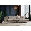 Nova Wholesale Furniture Piera Fabric 2 pc Sectional PIERA-GREY IMAGE 5