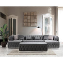 Nova Wholesale Furniture Jester Fabric 3 pc Sectional JESTER-GRAY IMAGE 1