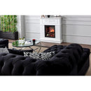 Nova Wholesale Furniture Larry Fabric 3 pc Sectional LARRY-BLACK IMAGE 10