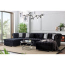 Nova Wholesale Furniture Larry Fabric 3 pc Sectional LARRY-BLACK IMAGE 12