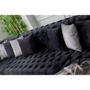 Nova Wholesale Furniture Larry Fabric 3 pc Sectional LARRY-BLACK IMAGE 18