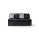 Nova Wholesale Furniture Larry Fabric 3 pc Sectional LARRY-BLACK IMAGE 6