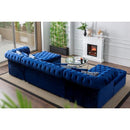 Nova Wholesale Furniture Larry Fabric 3 pc Sectional LARRY-NAVY IMAGE 9