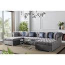 Nova Wholesale Furniture Larry Fabric 3 pc Sectional LARRY-GRAY IMAGE 4