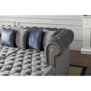 Nova Wholesale Furniture Larry Fabric 3 pc Sectional LARRY-GRAY IMAGE 6