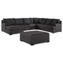 Nova Wholesale Furniture Balwyn Fabric 4 pc Sectional BALWYN-SMOKE-LAF-4P IMAGE 1
