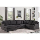 Nova Wholesale Furniture Balwyn Fabric 4 pc Sectional BALWYN-SMOKE-LAF-4P IMAGE 5