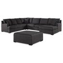 Nova Wholesale Furniture Balwyn Fabric 4 pc Sectional BALWYN-SMOKE-RAF-4P IMAGE 3