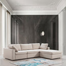 Nova Wholesale Furniture Arny Fabric 3 pc Sectional ARNY-SAND IMAGE 1