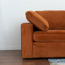 Nova Wholesale Furniture Arny Fabric 3 pc Sectional ARNY-ORANGE IMAGE 5