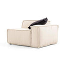 Nova Wholesale Furniture Marcella Fabric 5 pc Sectional MARCELLA-IVORY IMAGE 3