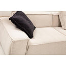 Nova Wholesale Furniture Marcella Fabric 5 pc Sectional MARCELLA-IVORY IMAGE 6