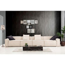 Nova Wholesale Furniture Marcella Fabric 5 pc Sectional MARCELLA-IVORY IMAGE 9