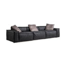 Nova Wholesale Furniture Marcella Fabric 5 pc Sectional MARCELLA-BLACK IMAGE 5