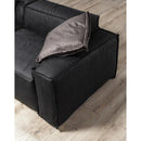 Nova Wholesale Furniture Marcella Fabric 5 pc Sectional MARCELLA-BLACK IMAGE 6