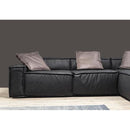 Nova Wholesale Furniture Marcella Fabric 5 pc Sectional MARCELLA-BLACK IMAGE 7