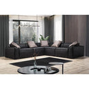 Nova Wholesale Furniture Marcella Fabric 5 pc Sectional MARCELLA-BLACK IMAGE 9