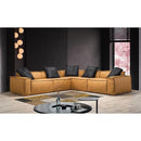 Nova Wholesale Furniture Marcella Fabric 5 pc Sectional MARCELLA-TAN IMAGE 3