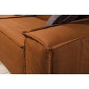 Nova Wholesale Furniture Marcella Fabric 5 pc Sectional MARCELLA-MAHOGANY IMAGE 5