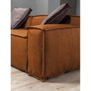 Nova Wholesale Furniture Marcella Fabric 5 pc Sectional MARCELLA-MAHOGANY IMAGE 6