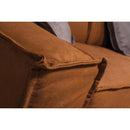 Nova Wholesale Furniture Marcella Fabric 5 pc Sectional MARCELLA-MAHOGANY IMAGE 7