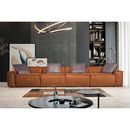 Nova Wholesale Furniture Marcella Fabric 5 pc Sectional MARCELLA-MAHOGANY IMAGE 8