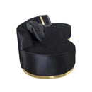 Nova Wholesale Furniture Ella Fabric 2 pc Sectional ELLA-BLACK IMAGE 4