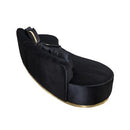 Nova Wholesale Furniture Ella Fabric 2 pc Sectional ELLA-BLACK IMAGE 5