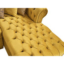 Nova Wholesale Furniture Audrey Fabric 2 pc Sectional AUDREY-MUSTARD IMAGE 5