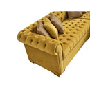 Nova Wholesale Furniture Audrey Fabric 2 pc Sectional AUDREY-MUSTARD IMAGE 6