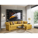 Nova Wholesale Furniture Audrey Fabric 2 pc Sectional AUDREY-MUSTARD IMAGE 8