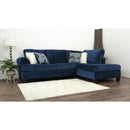Nova Wholesale Furniture Jamba Fabric 2 pc Sectional JAMBA-NAVY IMAGE 3