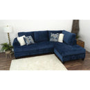 Nova Wholesale Furniture Jamba Fabric 2 pc Sectional JAMBA-NAVY IMAGE 4